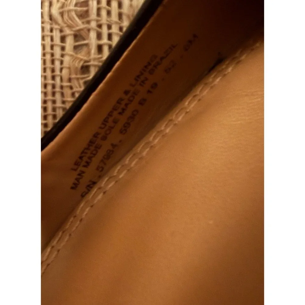 Tory Burch Women's Mini Miller Logo Matte Black Leather Flats Size US 8M